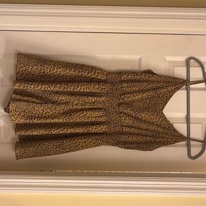 Cheetah print boutique romper